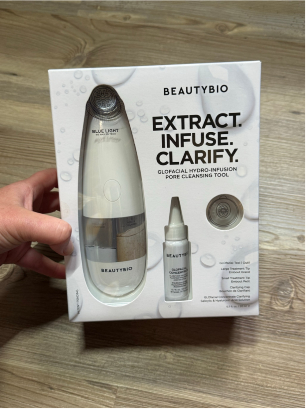 BeautyBio GLOFacial Hydro-Infusion Pore Cleansing Tool, One Size, White